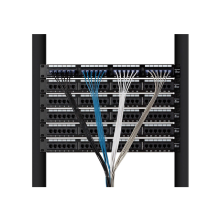 24 Ports KVM Patch Panel RJ45 Connector 1u Rack